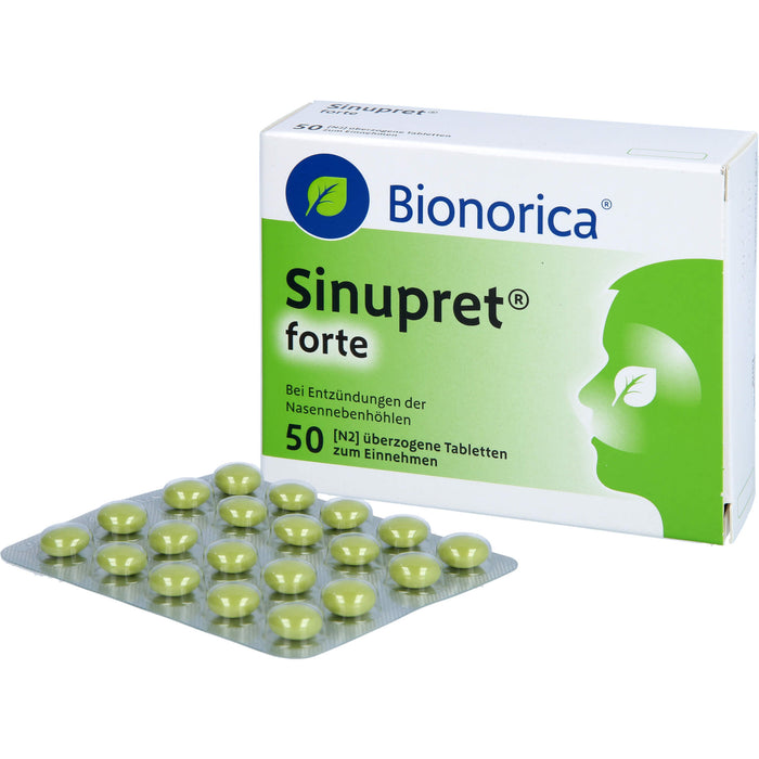 Sinupret forte überzogene Tabletten, 50 pcs. Tablets