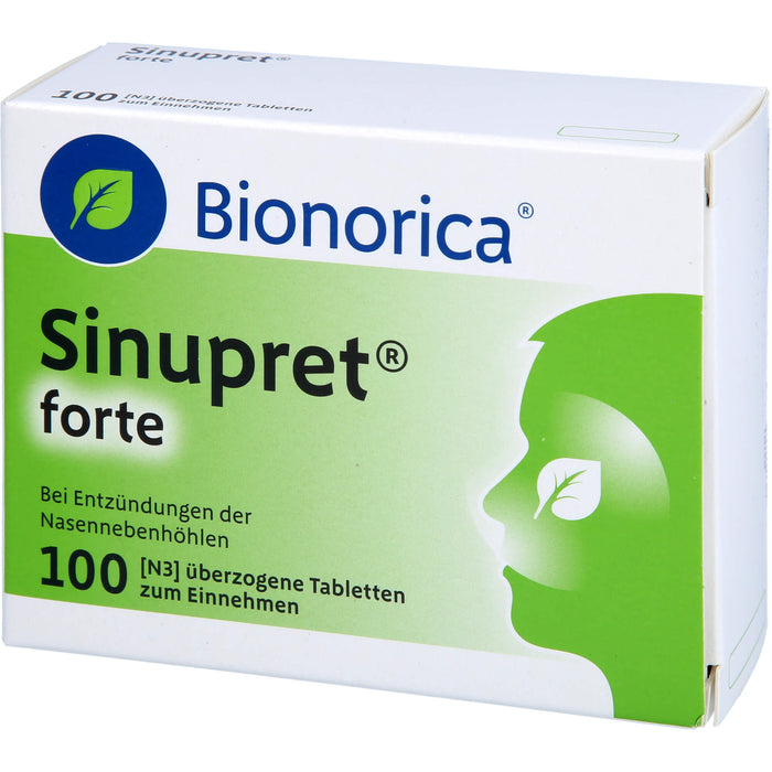 Sinupret forte Tabletten bei Entzündungen der Nasennebenhöhlen, 100 pcs. Tablets