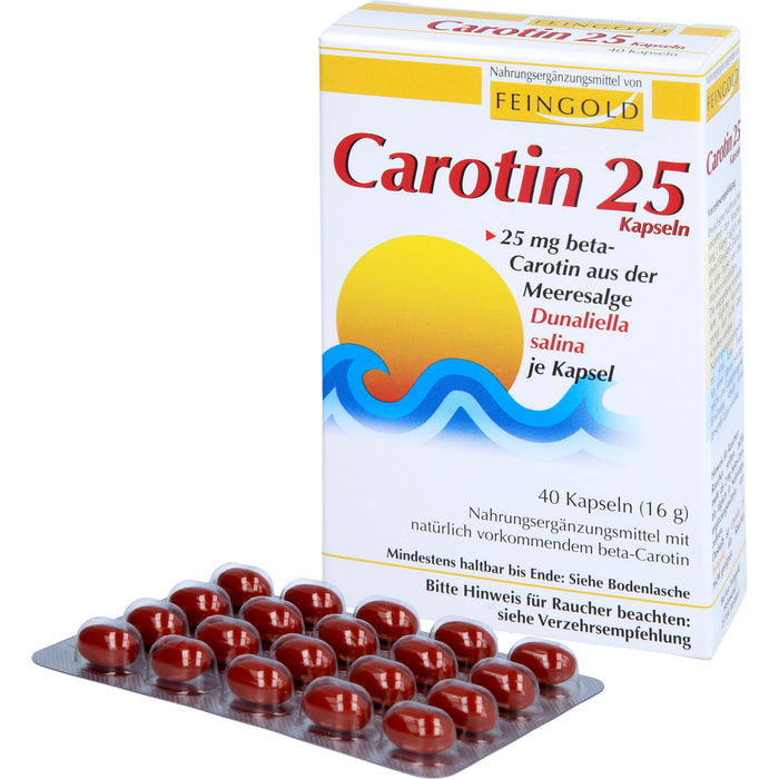 CAROTIN 25 Feingold, 40 St KAP