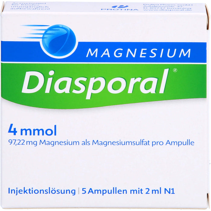 Magnesium-Diasporal Injektionslösung, 5 St. Ampullen