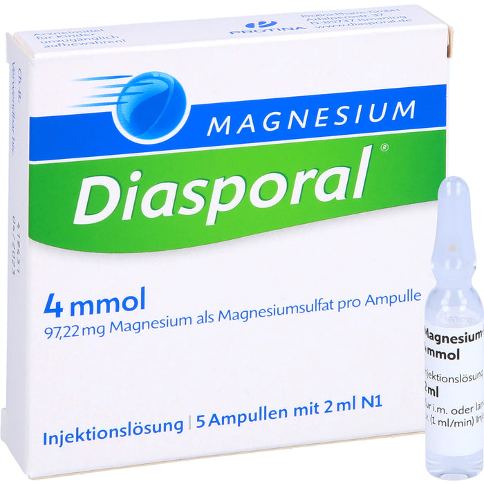 Magnesium-Diasporal Injektionslösung, 5 pcs. Ampoules