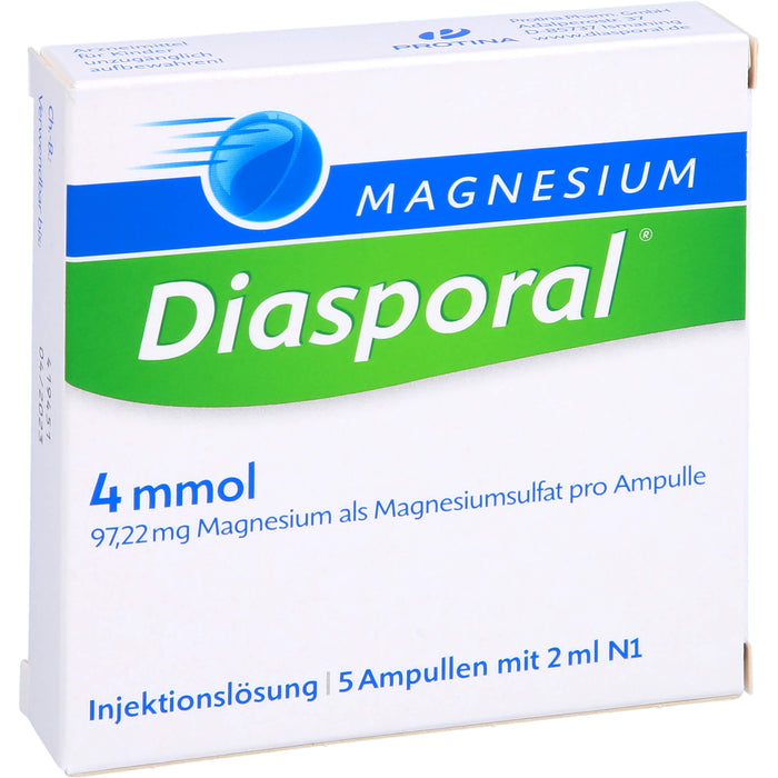 Magnesium-Diasporal Injektionslösung, 5 pc Ampoules