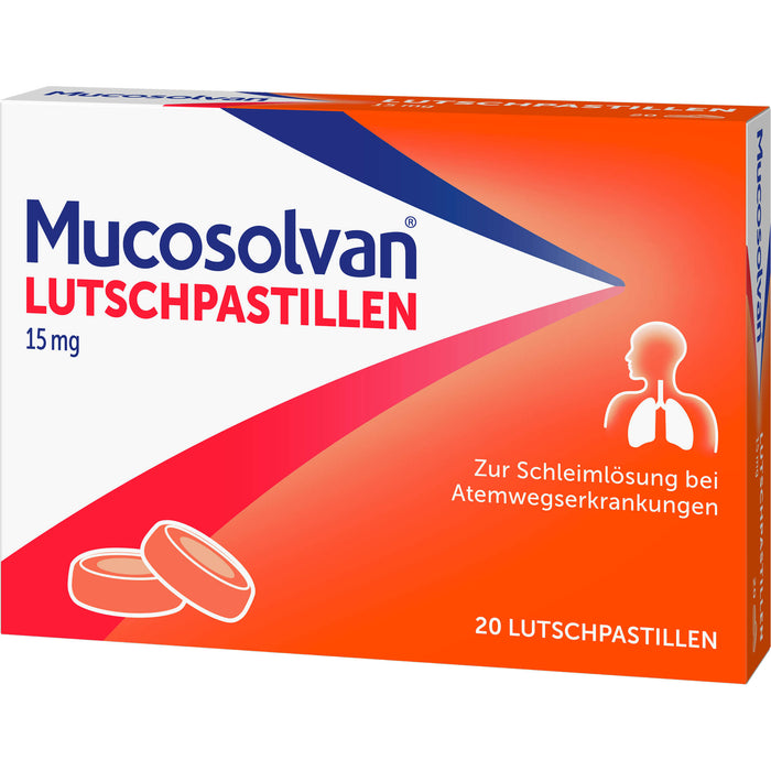 Mucosolvan 15 mg Lutschpastillen, 20 St. Tabletten