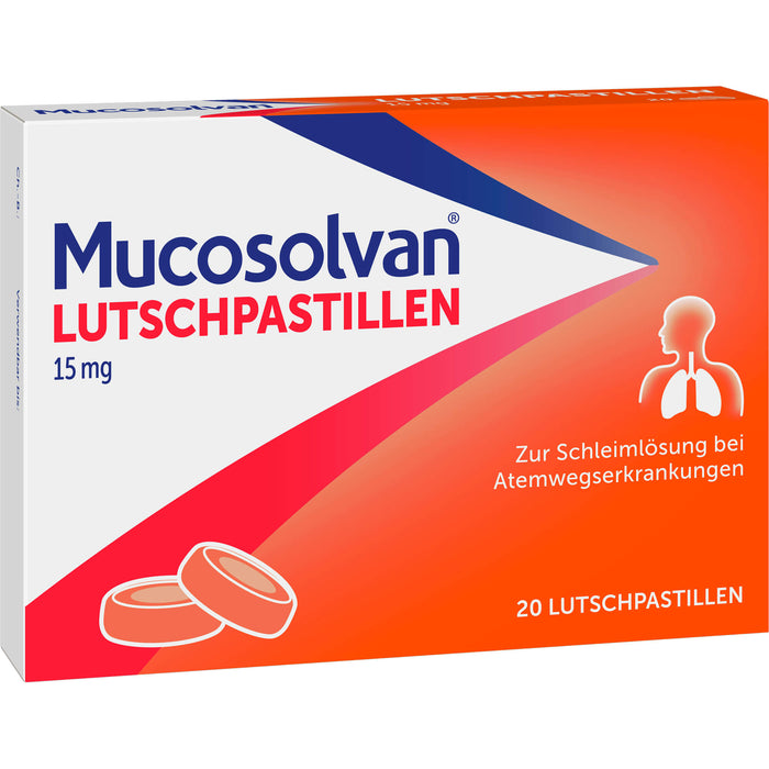 Mucosolvan 15 mg Lutschpastillen, 20 pcs. Tablets