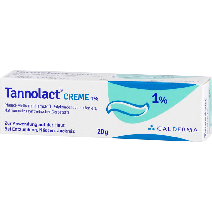 Tannolact Creme 1 % bei Entzündung, Nässen, Juckreiz, 20 g Cream