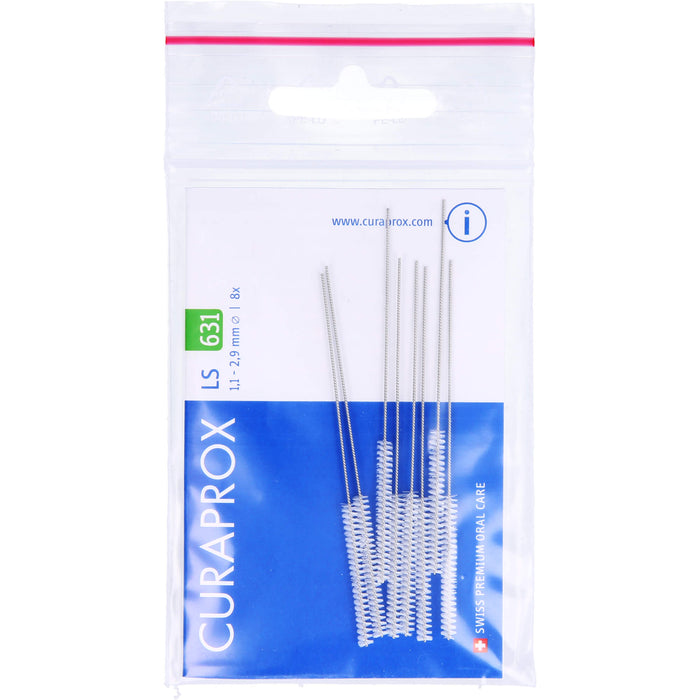 CURAPROX LS 631 Interdentalbürste extra fein 1,1 - 2,9 mm, 8 pcs. Interdental brushes