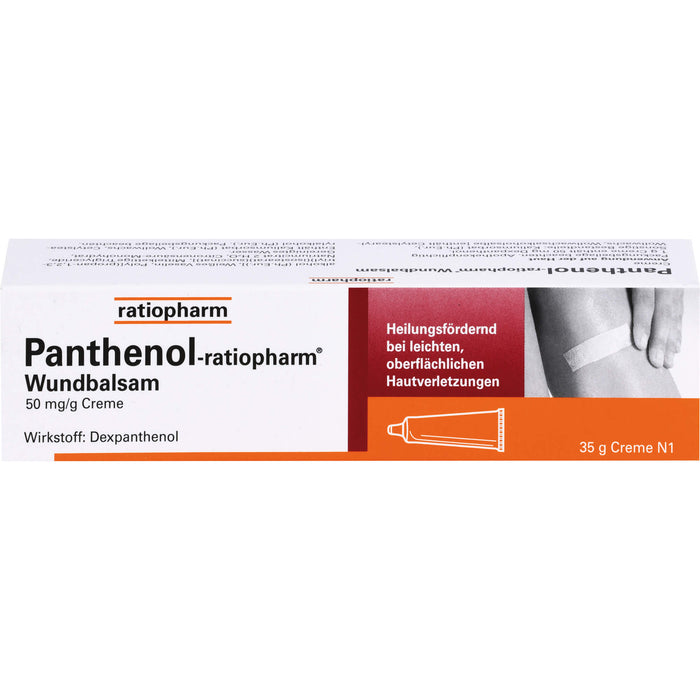 Panthenol-ratiopharm Wundbalsam heilungsfördernde Creme, 35 g Cream