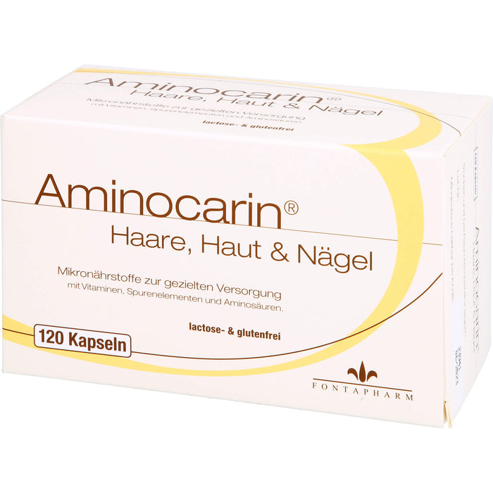 Aminocarin Haare, Haut & Nägel Kapseln, 120 pc Capsules