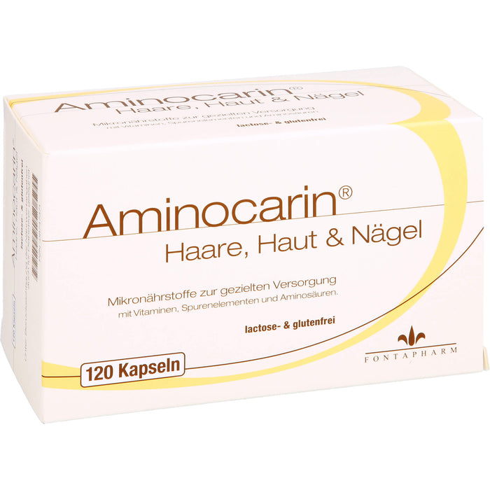 Aminocarin Haare, Haut & Nägel Kapseln, 120 pc Capsules