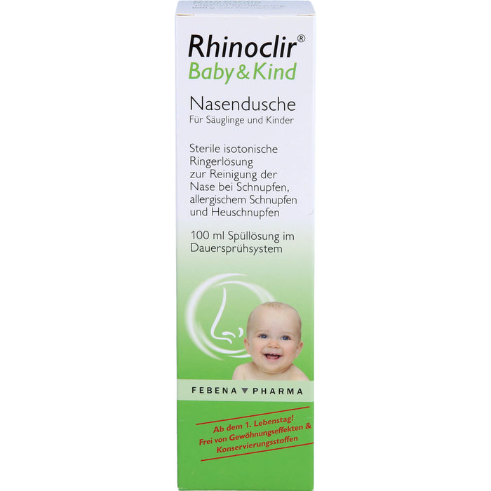 Rhinoclir Baby & Kind Nasendusche, 100 ml Solution