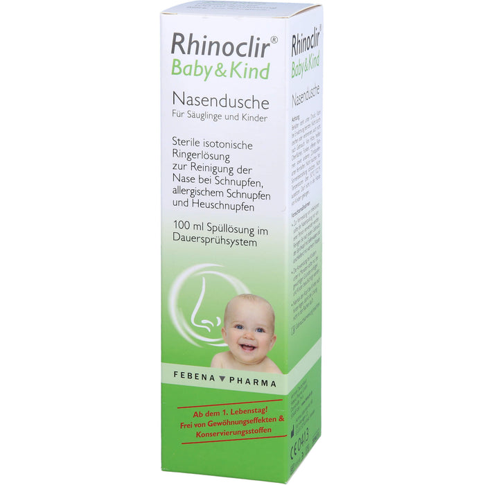 Rhinoclir Baby & Kind Nasendusche, 100 ml Lösung