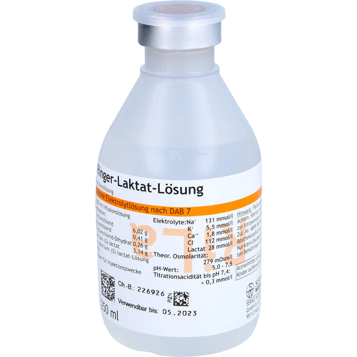 Ringer-Laktat-Lösung, 250 ml Solution