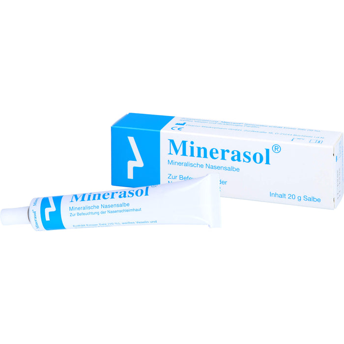 Minerasol mineralische Nasensalbe zur Befeuchtung der Nasenschleimhaut, 20 g Ointment