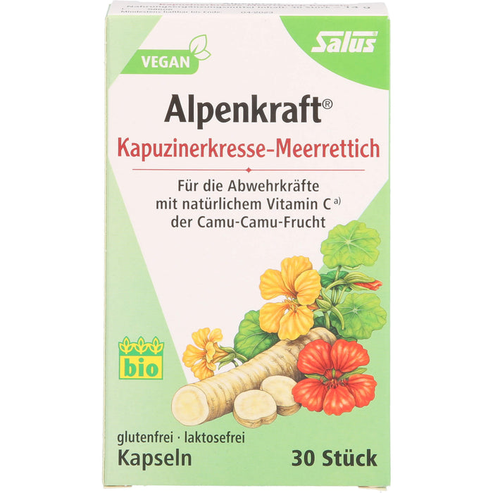 Salus Alpenkraft Kapuzinerkresse-Meerrettich Kapseln, 30 pc Capsules