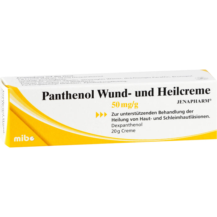 Panthenol Wund- und Heilcreme JENAPHARM, 20 g Crème