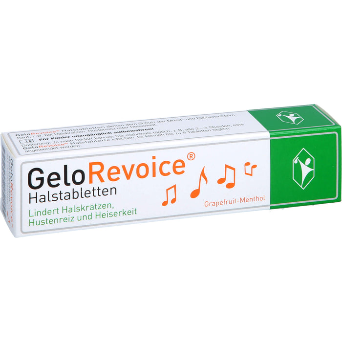 GeloRevoice Halstabletten Grapefruit-Menthol, 20 St. Tabletten