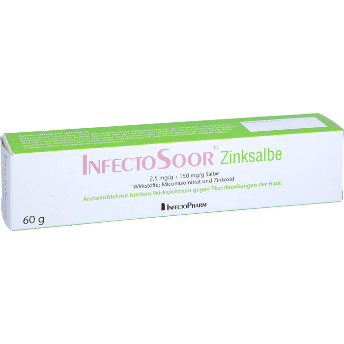 InfectoSoor Zinksalbe, 2,5 mg/g + 150 mg/g Salbe, 60 g Salbe