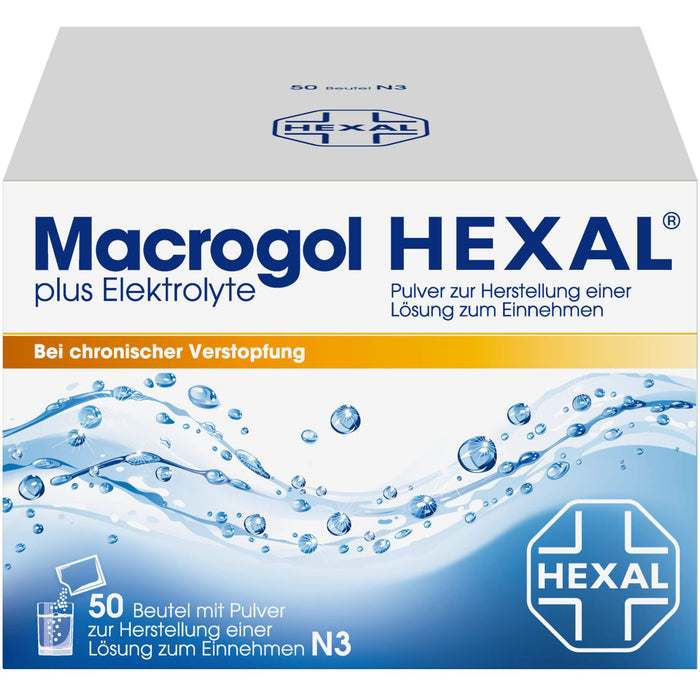 Macrogol HEXAL plus Elektrolyte, 50 pc Sachets