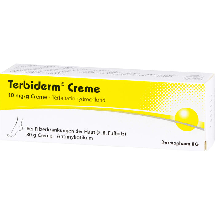 Terbiderm Creme bei Pilzinfektionen der Haut, 30 g Crème