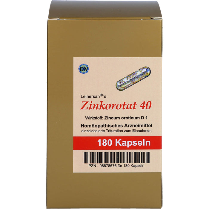 Zinkorotat 40 Leinersan Kaps., 180 St KAP