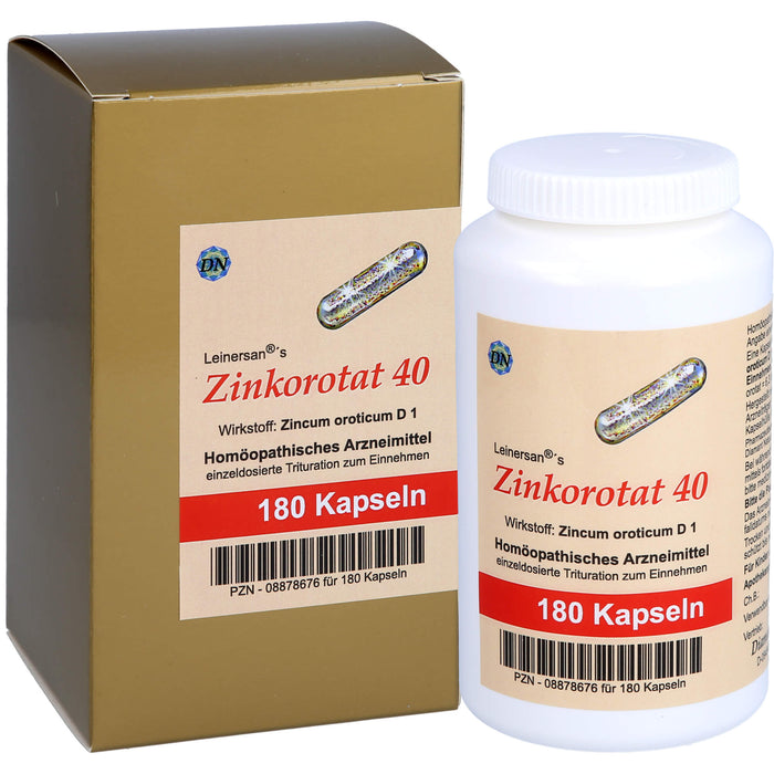 Zinkorotat 40 Leinersan Kaps., 180 St KAP