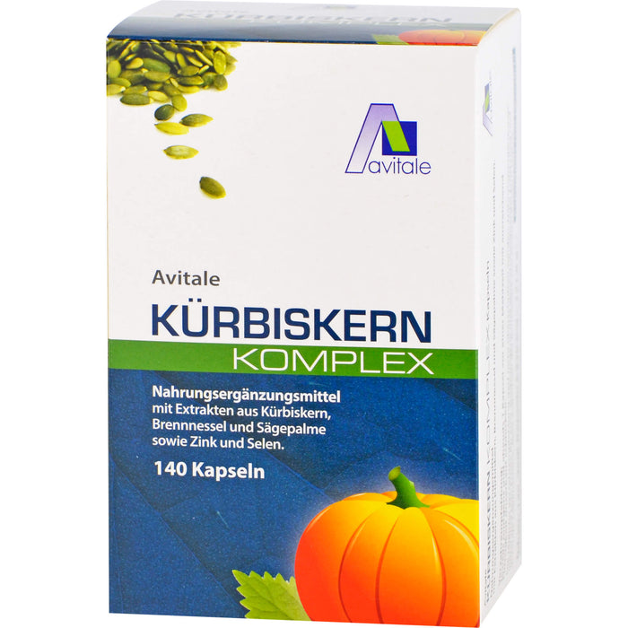 Avitale Kürbiskern Komplex Kapseln, 140 pc Capsules