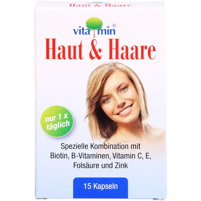 Vitamin Haut & Haare Kapseln, 15 pc Capsules