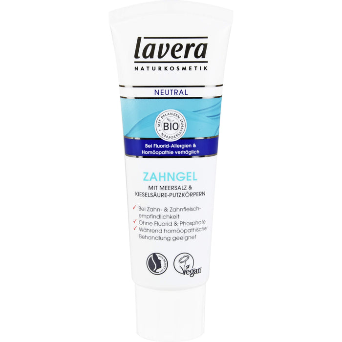 lavera Neutral Zahngel bei Zahn- und Zahnfleischempfindlichkeit, 75 ml Toothpaste