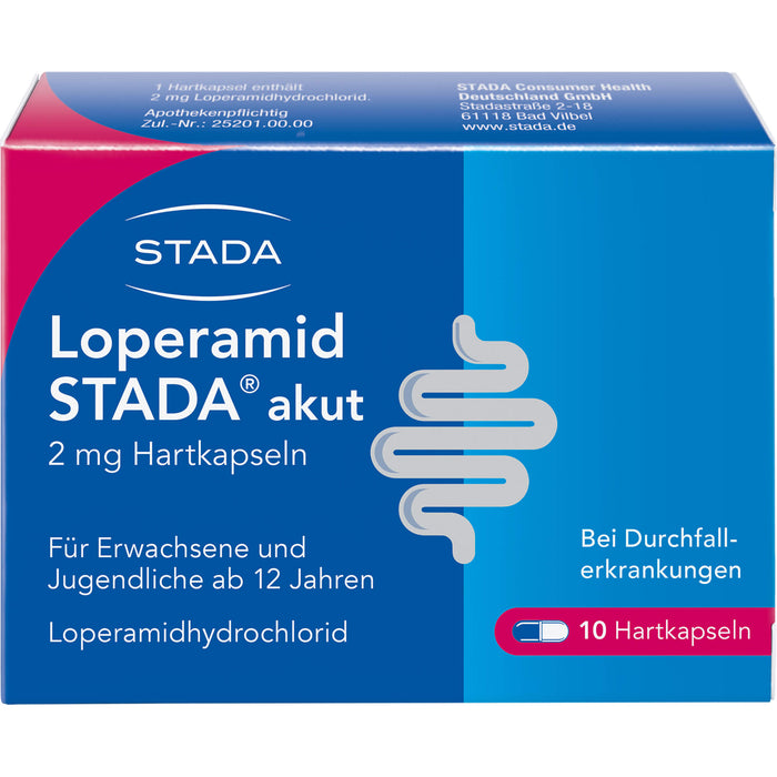 Loperamid STADA akut Hartkapseln, 10 pcs. Capsules