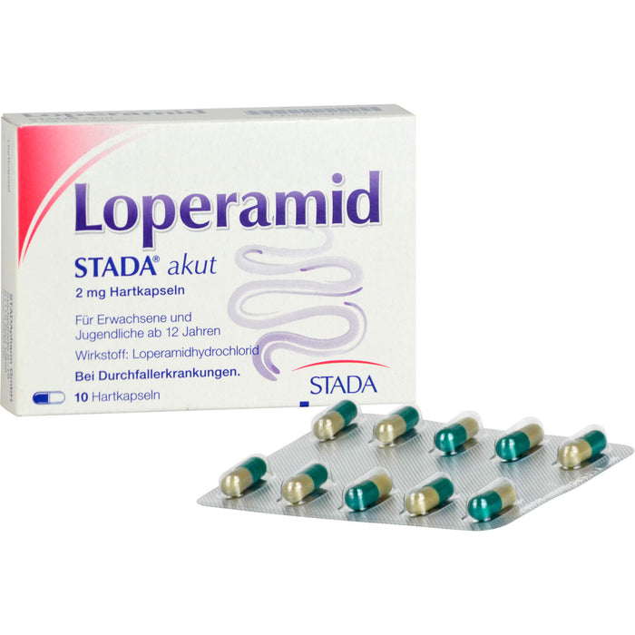 Loperamid STADA akut Hartkapseln, 10 pc Capsules