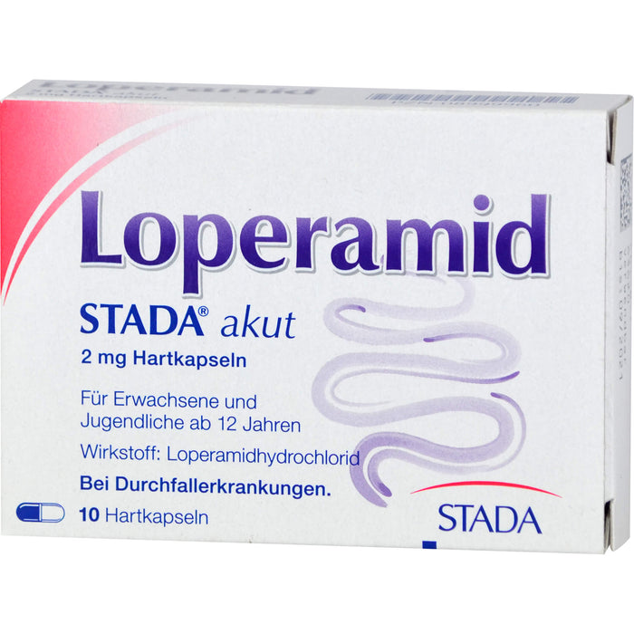 Loperamid STADA akut Hartkapseln, 10 pcs. Capsules