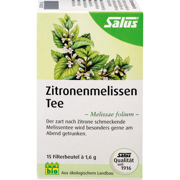 Salus Zitronenmelissen Tee, 15 pc Sac filtrant