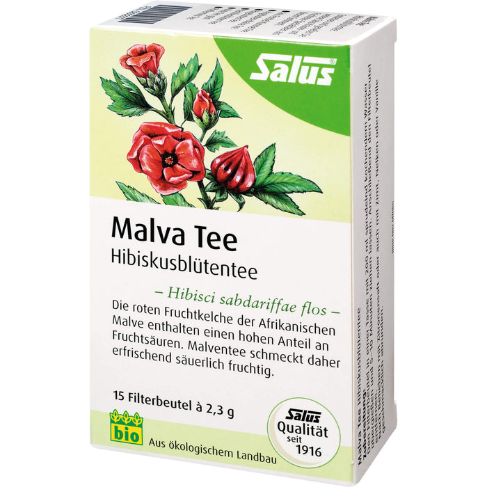 Salus Malva Tee Hibiskusblütentee, 15 pc Sac filtrant