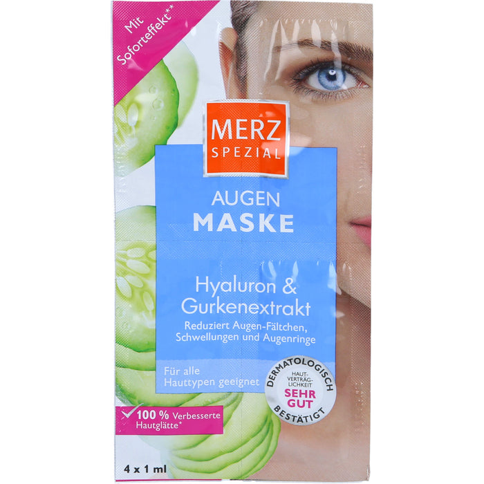 Merz Spezial Augennmaske reduziert Augen-Fältchen, Schwellungen und  Augenringe, 4 St. Gesichtsmaske