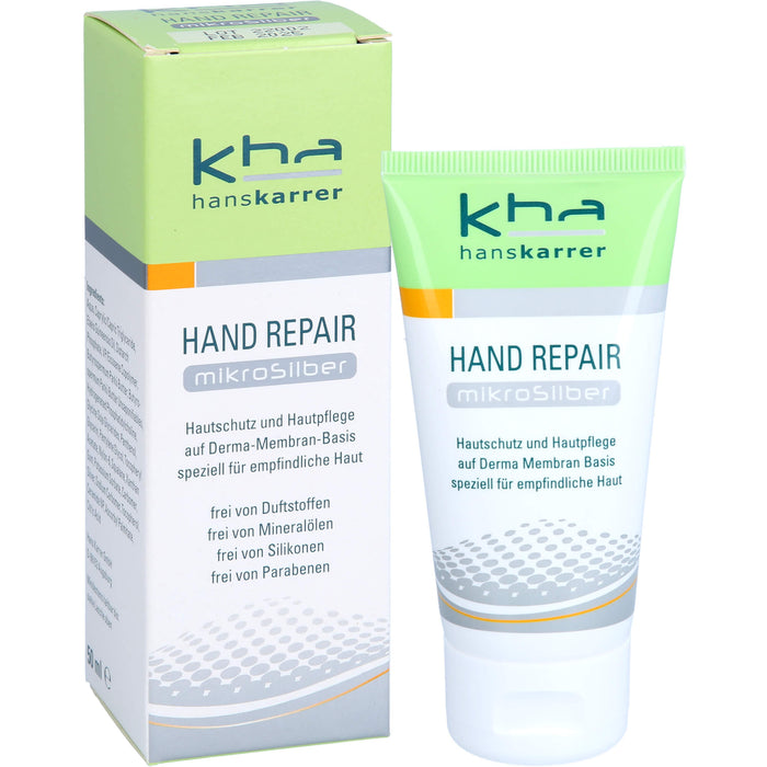 Hans Karrer Hand Repair Mikrosilber Creme, 50 ml Crème