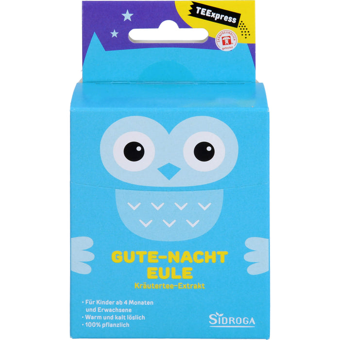 SIDROGA TEExpress Gute-Nacht-Eule Kräutertee-Extrakt Beutel, 15 pcs. Filter bag