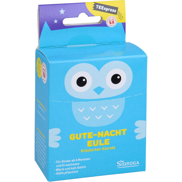 SIDROGA TEExpress Gute-Nacht-Eule Kräutertee-Extrakt Beutel, 15 pc Sac filtrant