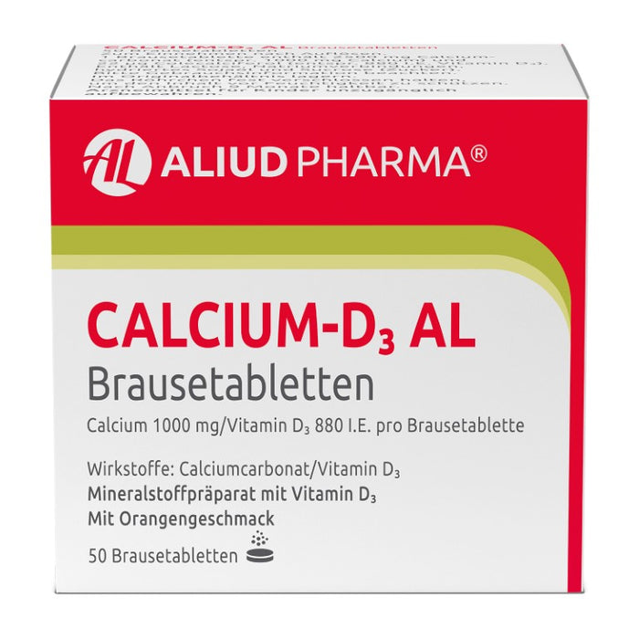 Calcium-D3 AL Brausetabletten, 50 St. Tabletten