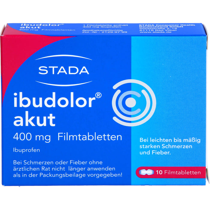 ibudolor akut 400 mg Filmtabletten, 10 St. Tabletten