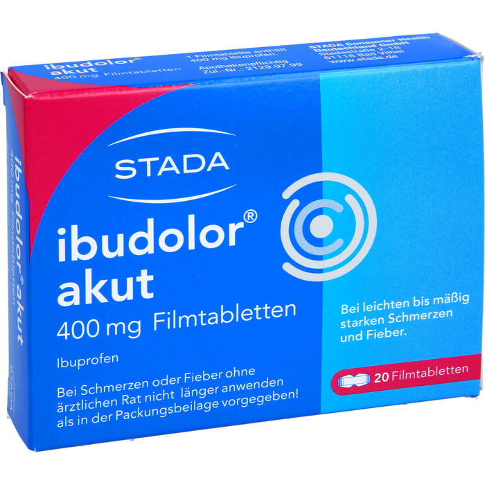 ibudolor akut 400 mg Filmtabletten, 20 pcs. Tablets