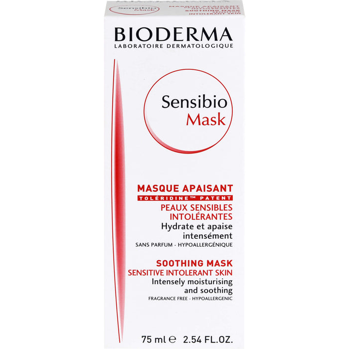 BIODERMA Sensibio Mask Gesichtsmaske, 75 ml Masque facial