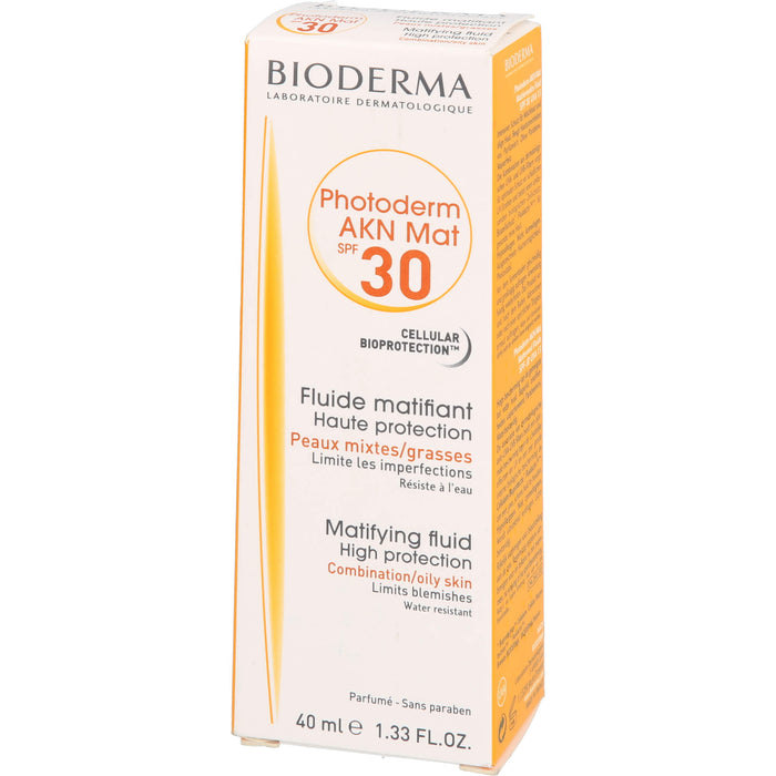 BIODERMA PHOTODERM AKN MAT Sonnenfluid SPF30, 40 ml FLU