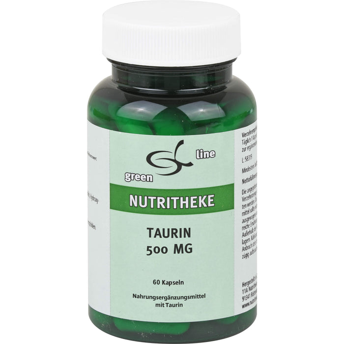 green line Nutritheke Taurin 500 mg Kapseln, 60 pcs. Capsules