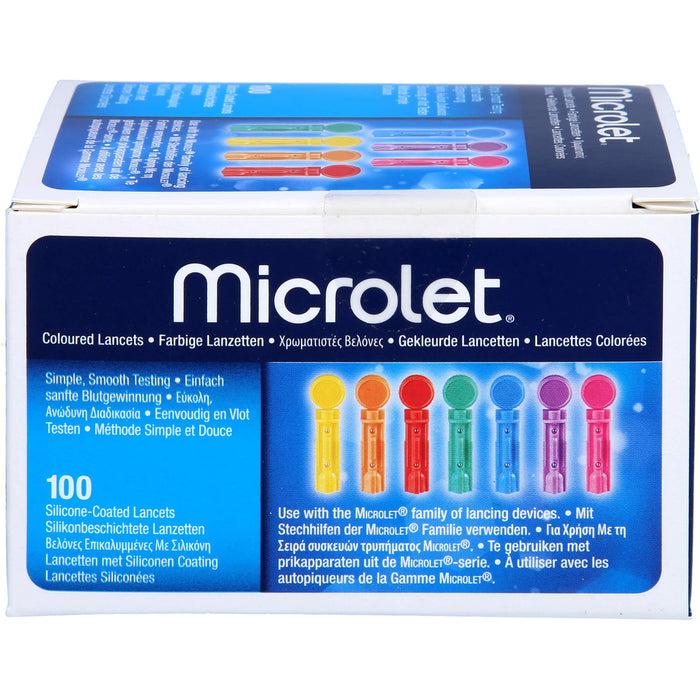 MICROLET Lanzetten farbig, 100 St LAN