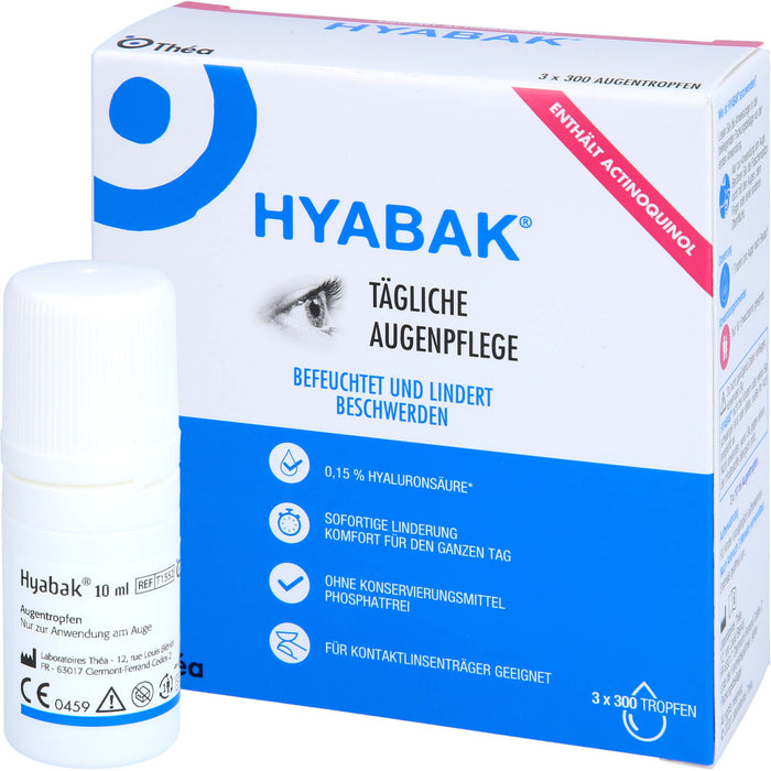 Hyabak für trockene Augen, 30 ml Solution