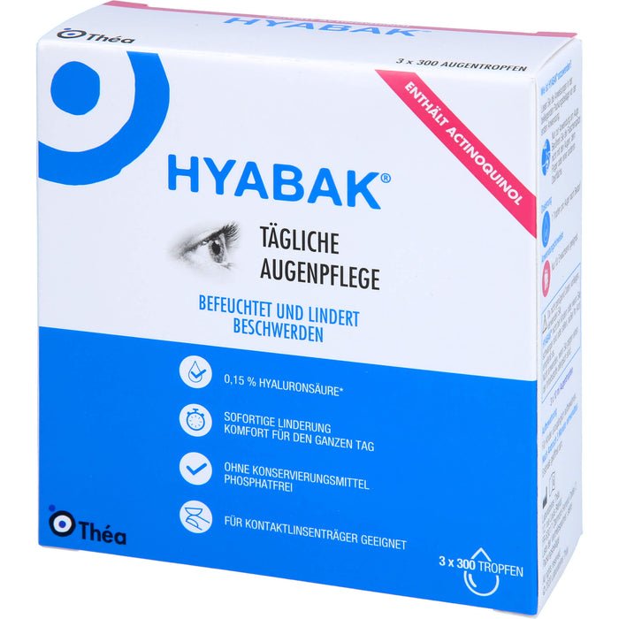 Hyabak für trockene Augen, 30 ml Solution