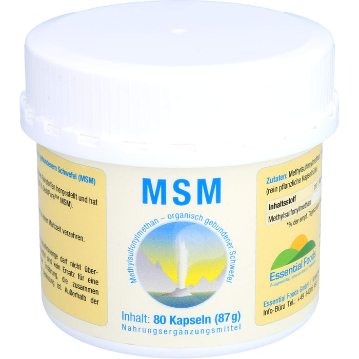 MSM (1000mg), 80 St KAP