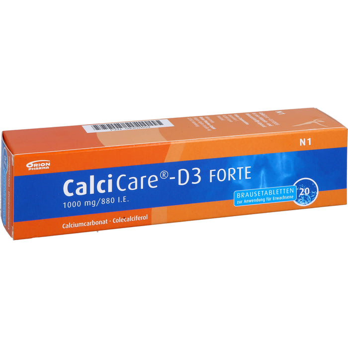 CalciCare-D3 forte Brausetabletten, 20 St. Tabletten