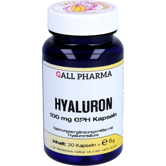 GALL PHARMA Hyaluron 100 mg GPH Kapseln, 30 pc Capsules