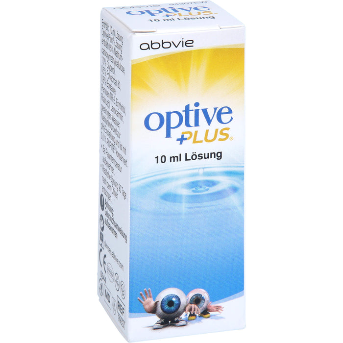 Optive Plus Augen-Pflegetropfen, 10 ml Solution